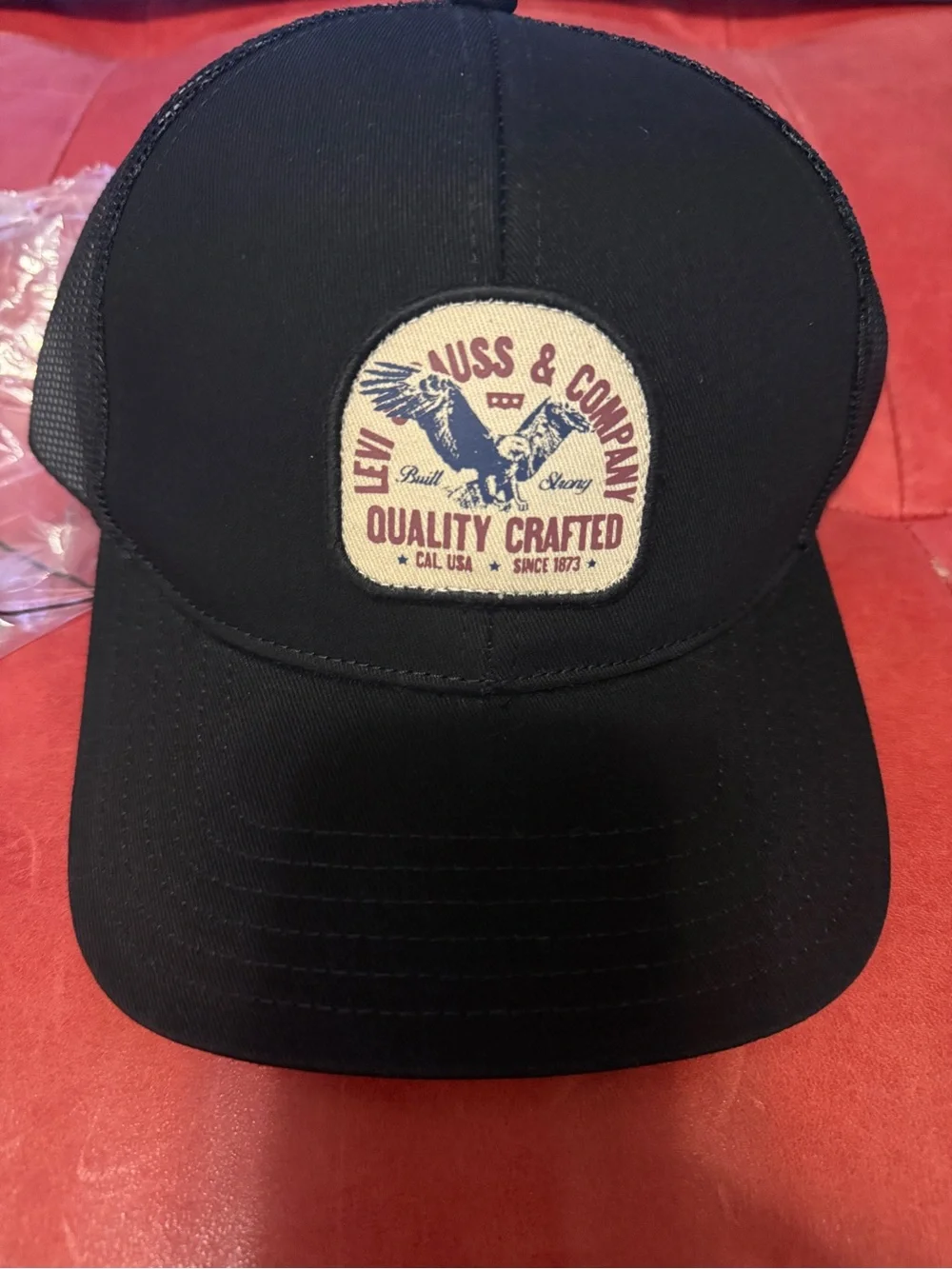 Levi Strauss & Co. Quality Crafted Black Trucker Hat - OSFM